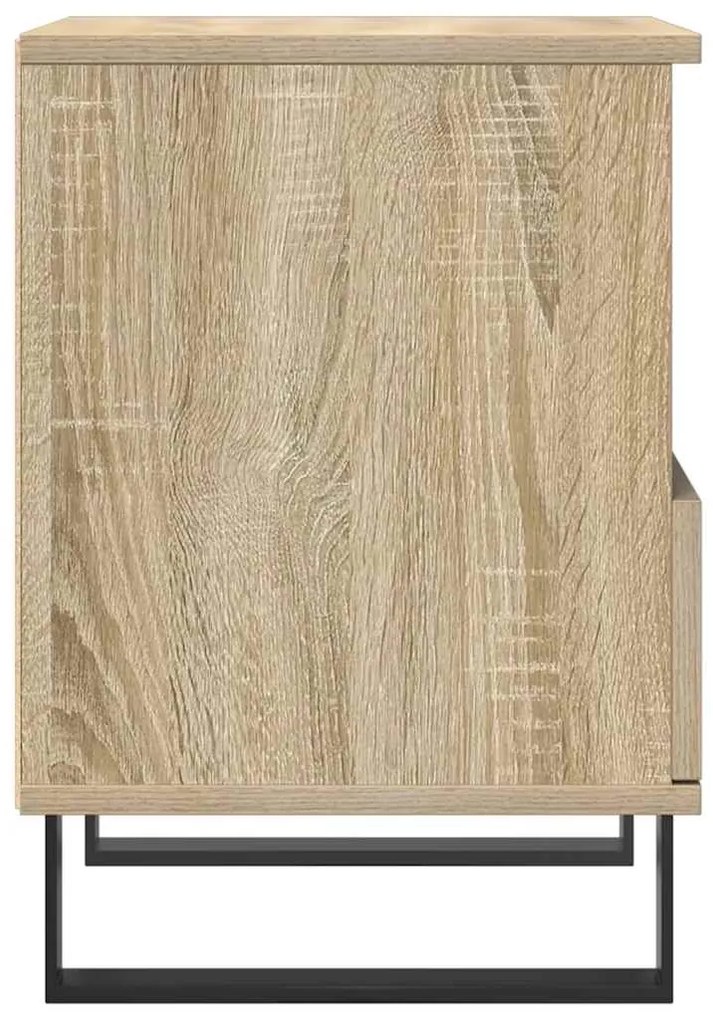 vidaXL Κομοδίνα 2 τεμ. Sonoma Δρυς 40 x 35 x 50 εκ. από Επεξεργ. Ξύλο