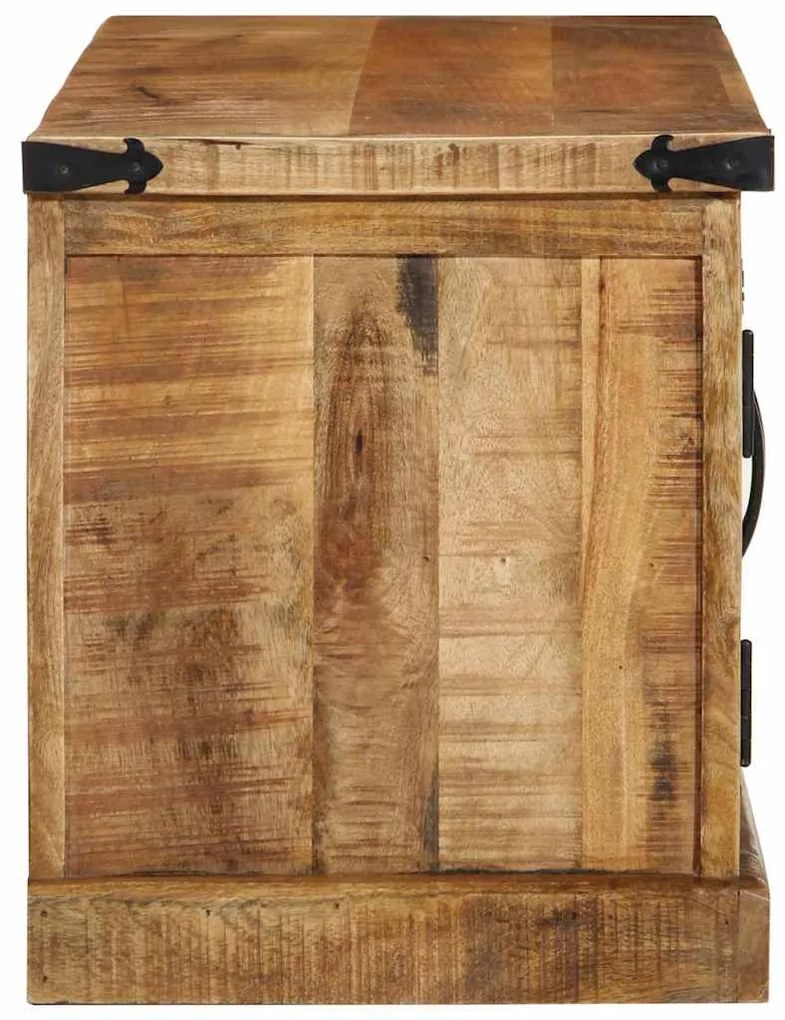 vidaXL Ντουλάπα Παπουτσιών Καφέ 110 x 38 x 45 cm Μασίφ ξύλο μάνγκο