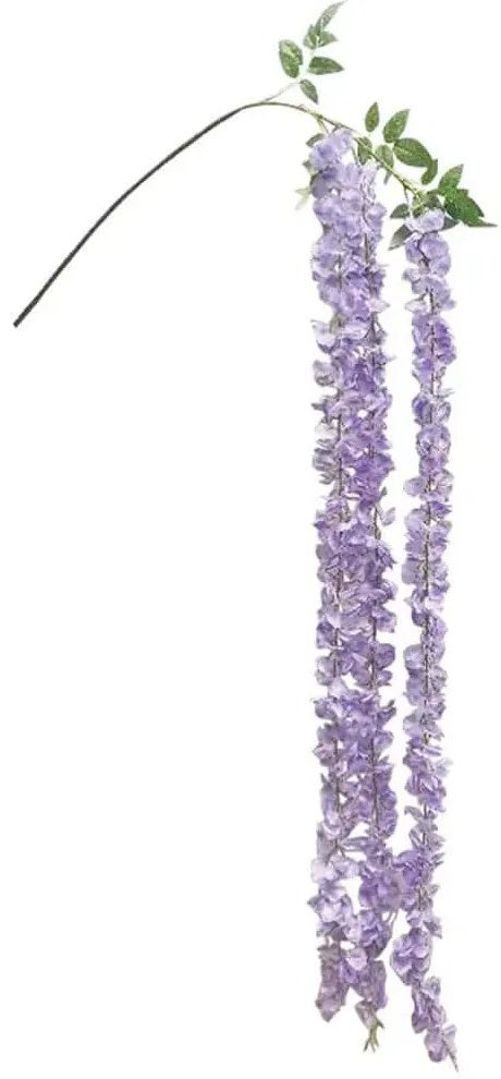 Τεχνητό Λουλούδι Βιστερία 00-24156-3 150cm Lilac Marhome Πλαστικό, Ύφασμα