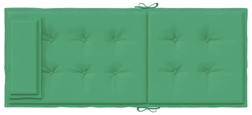 vidaXL Μαξιλάρια Καρέκλας με Πλάτη 4 τεμ. Πράσινα από Ύφασμα Oxford