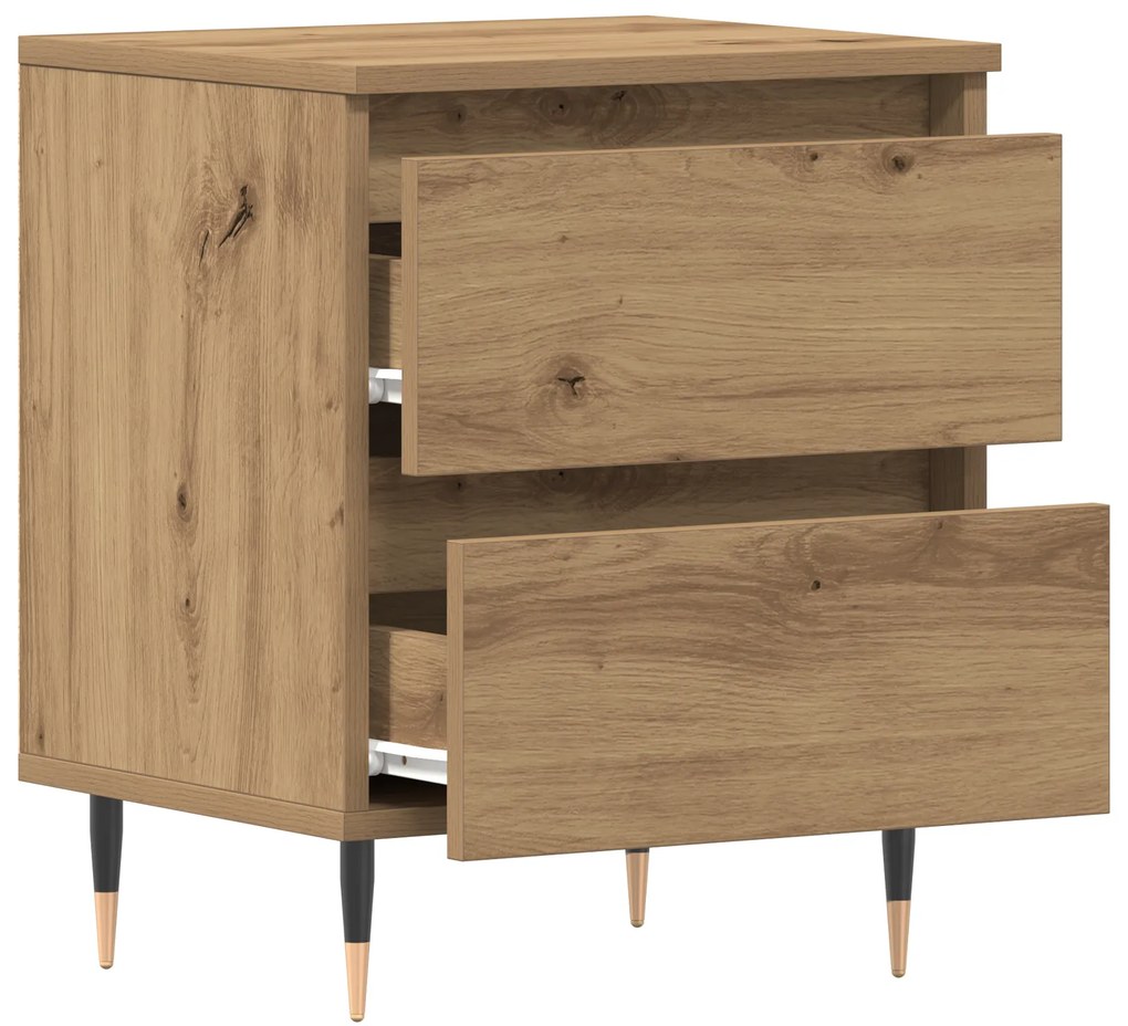 vidaXL Κομοδίνο Artisan Oak 40x35x50 εκ. Κατασκευασμένο από τεχνητό ξύλο