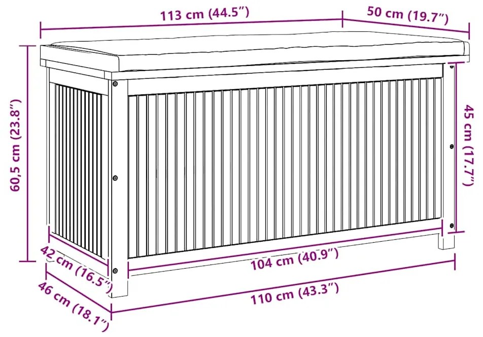 ΚΟΥΤΙ ΜΑΞΙΛΑΡΙΩΝ ΕΞ. ΧΩΡΟΥ 113X50X60,5 ΕΚ. ΜΑΣΙΦ ΞΥΛΟ ΕΛΑΤΗΣ 4106479