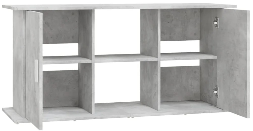 vidaXL Βάση Ενυδρείου Γκρι Σκυροδ. 121x41x58 εκ. Επεξεργασμένο Ξύλο