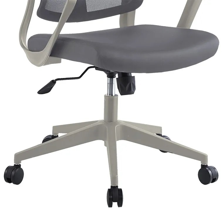 Καρέκλα γραφείου διευθυντή Flexibility mend pakoworld ύφασμα mesh γκρι