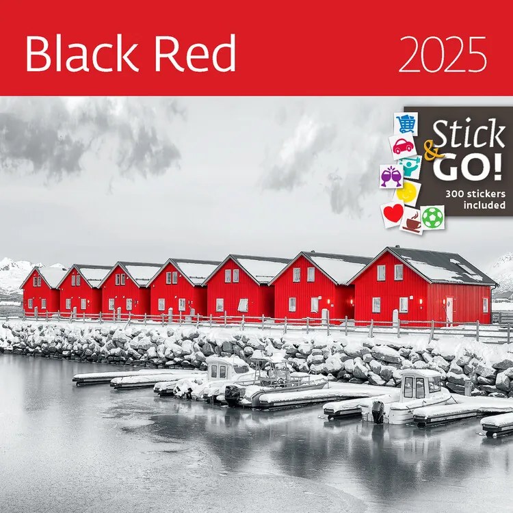 Ημερολόγιο 2025 Black Red