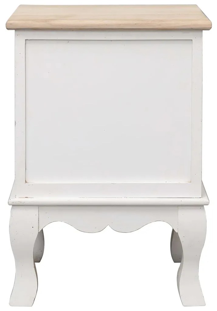 vidaXL Κομοδίνα 2 τεμ. 35 x 30 x 50 εκ. από Ξύλο Παυλώνιας