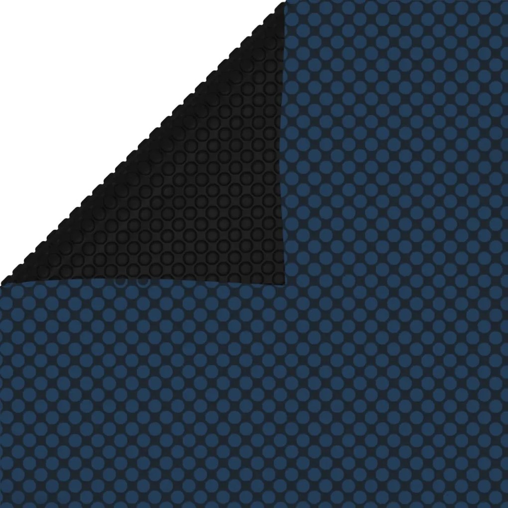 Κάλυμμα Πισίνας Ηλιακό Μαύρο/Μπλε 400x200 εκ. από Πολυαιθυλένιο