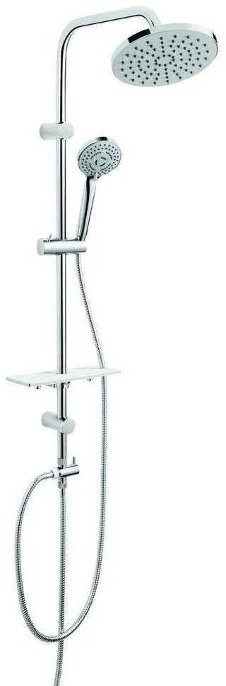 Στήλη Ντους Mε Tηλέφωνο Rondo Lux NP23 98,5cm Inox Ferro Steel,Abs