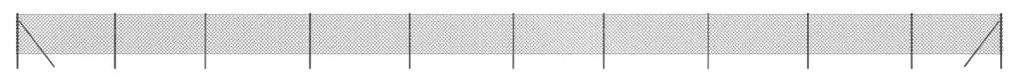 vidaXL Συρματόπλεγμα Περίφραξης Ανθρακί 1 x 25 μ.