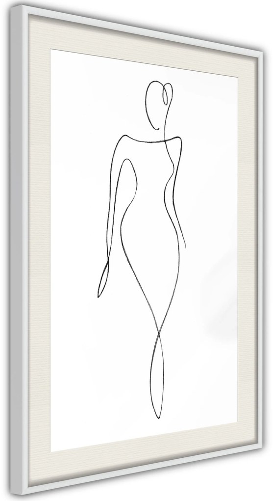 Αφίσα - Impeccable Figure - 20x30 - Χρυσό - Χωρίς πασπαρτού