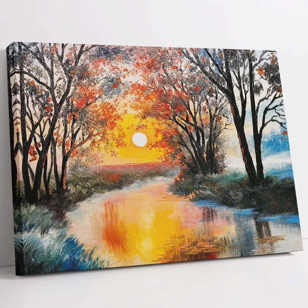 Πίνακας Καμβάς 651MRT1366 70x100cm Multi Wallity Οριζόντιοι Canvas