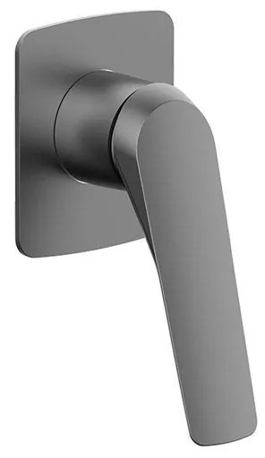 Μίκτης Ντους Μονός Lea S050GM Black Karag Κεραμικό,Ορείχαλκος