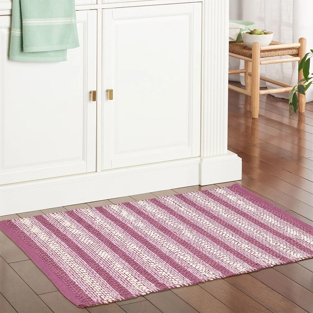 Πατάκι Κουζίνας Αντιολισθητικό Wango Pink 65x135 - Lino Home