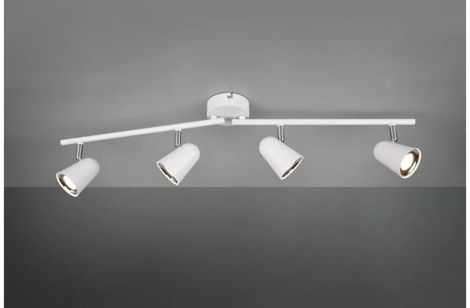 Σποτ Φωτιστικό Οροφής 4xLED 3,5W Κινητό Toulouse Trio Lighting-R82124131-Λευκό R82124131