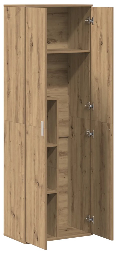 vidaXL Υψηλό Ντουλάπι Καλλιτεχνικής Δρυός 60x35x180 cm Επεξεργασμένο Ξύλο