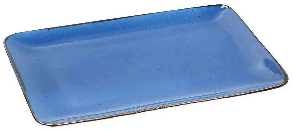 Πιατέλα Σερβιρίσματος Terra TLF108K6 30,5x21x2,5cm Blue Espiel Porcelain