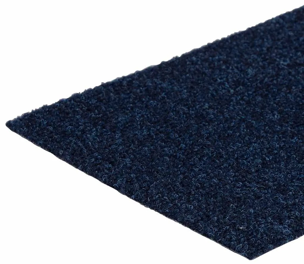 vidaXL Πατάκια Σκαλιών Αυτοκόλλητα 15 τεμ. 76x20 εκ. Μπλε Ορθογώνια