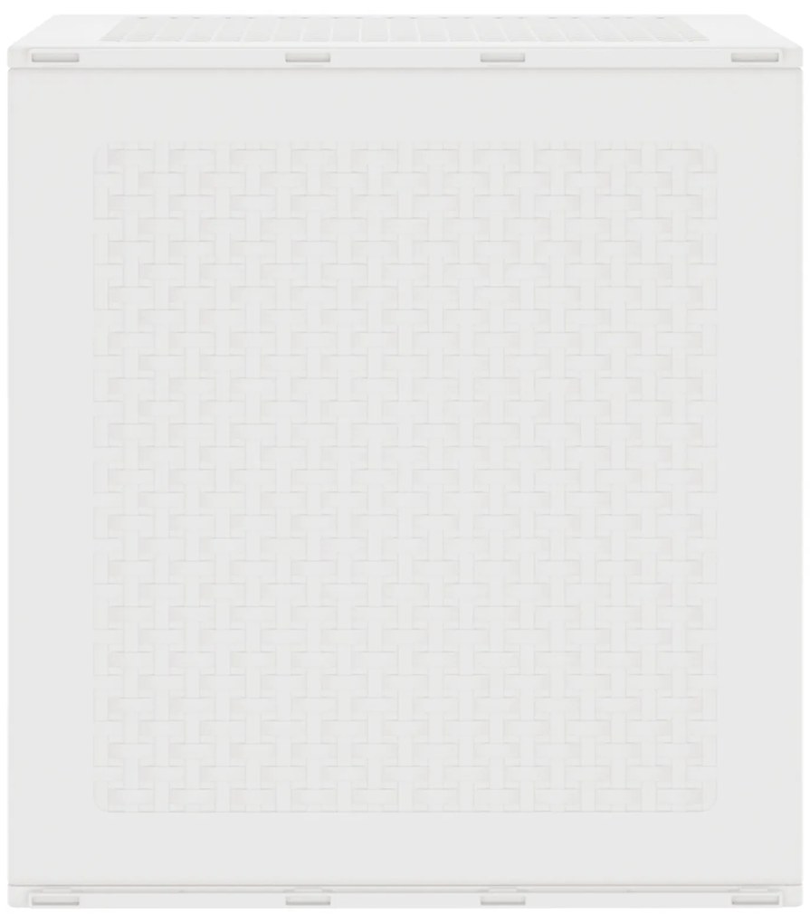 vidaXL Σακούλα Αποθήκευσης Κήπου Λευκή 55x53x57 εκ PP