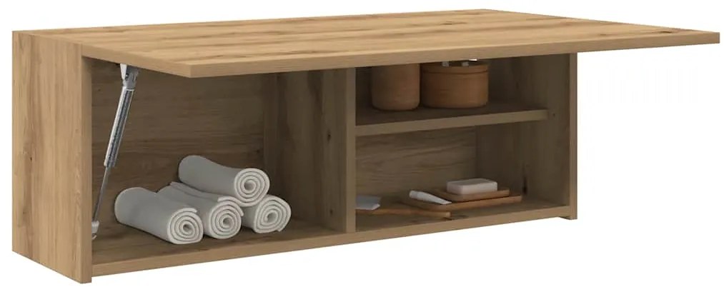 vidaXL Ντουλάπι τοίχου μπάνιου Artisan Oak Κατασκευασμένο ξύλο