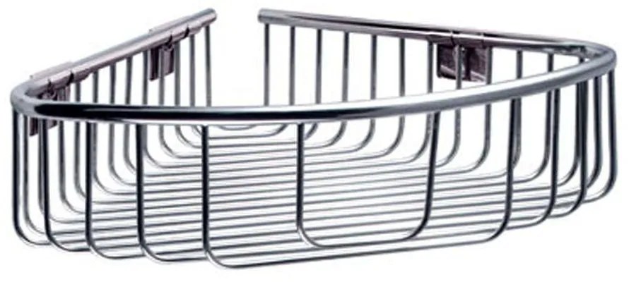 Γωνιακή Ραφιέρα Μπάνιου Reti 9638 21x21cm Chrome Karag Stainless Steel
