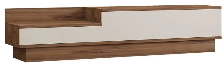 Έπιπλο τηλεόρασης Eclipse pakoworld σε κρεμ-oak απόχρωση 160x35x35εκ