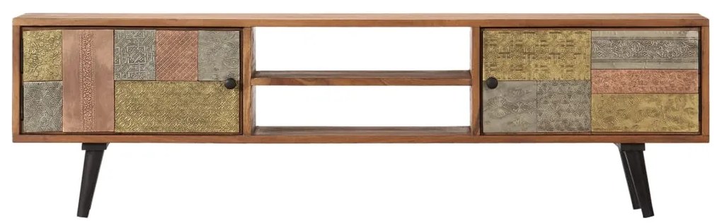 vidaXL Έπιπλο Τηλεόρασης 140 x 30 x 40 εκ. από Μασίφ Ξύλο Ακακίας