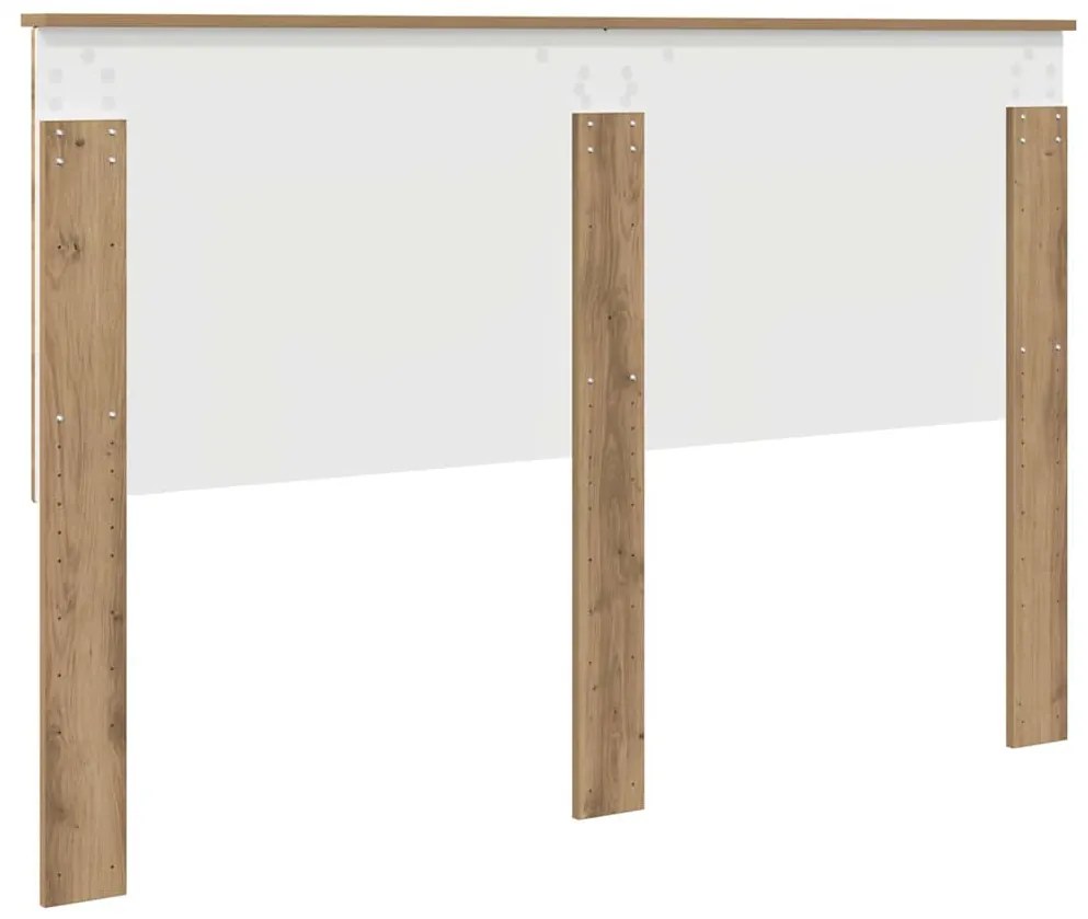vidaXL Κεφαλάρι με κεφαλάρι Artisan Oak 150 cm Επεξεργασμένο ξύλο