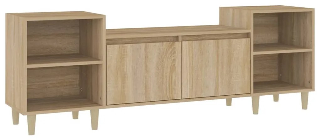 vidaXL Έπιπλο Τηλεόρασης Sonoma Δρυς 160x35x55 εκ. Επεξ. Ξύλο