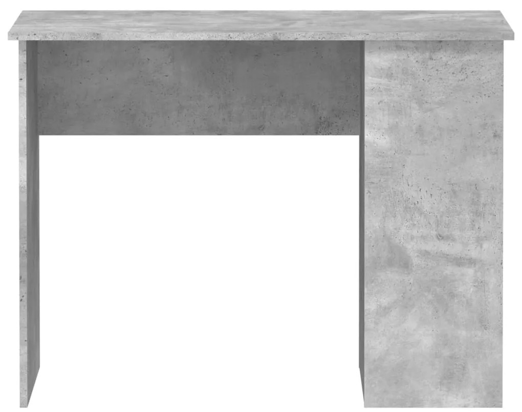 vidaXL Γραφείο Γκρι Σκυροδέματος 100x55x75 εκ. Επεξεργασμένο Ξύλο