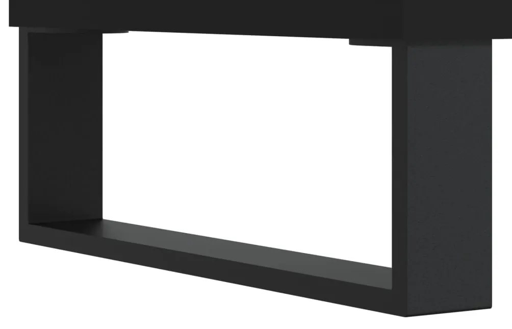 vidaXL Ραφιέρα Μαύρη 57 x 35 x 70 εκ. από Επεξεργασμένο Ξύλο