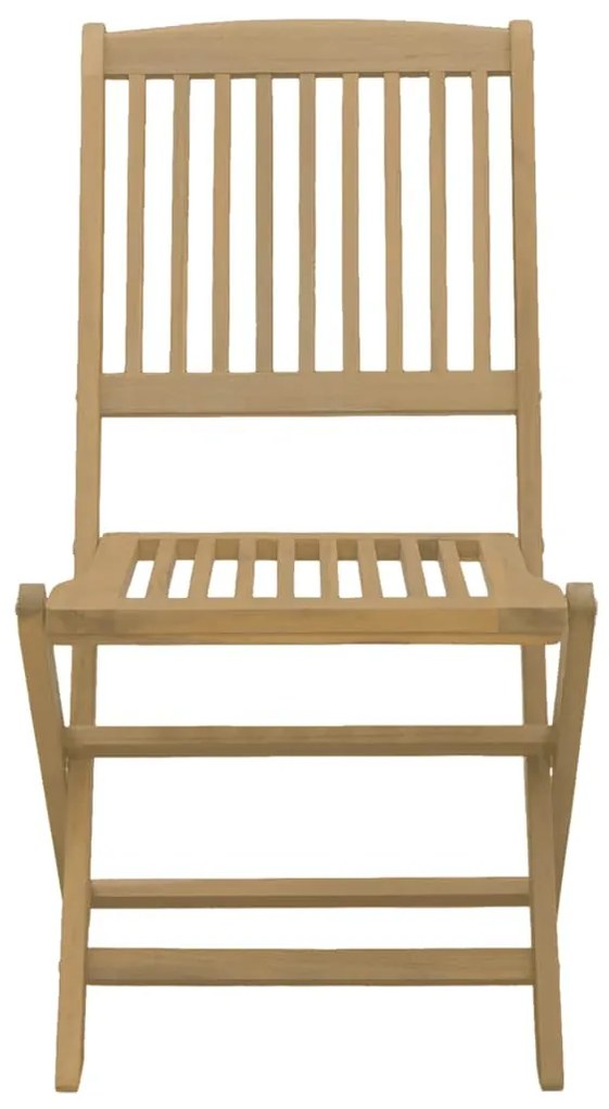vidaXL Καρέκλες Κήπου Πτυσσόμενες 4 τεμ. 57x49x90 εκ. Μασίφ Ακακία
