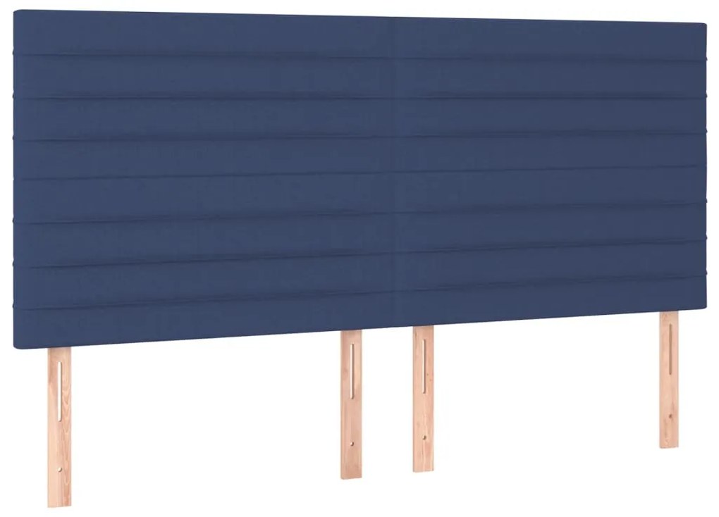 ΚΡΕΒΑΤΙ BOXSPRING ΜΕ ΣΤΡΩΜΑ ΜΠΛΕ 160X200 ΕΚ. ΥΦΑΣΜΑΤΙΝΟ 3136691