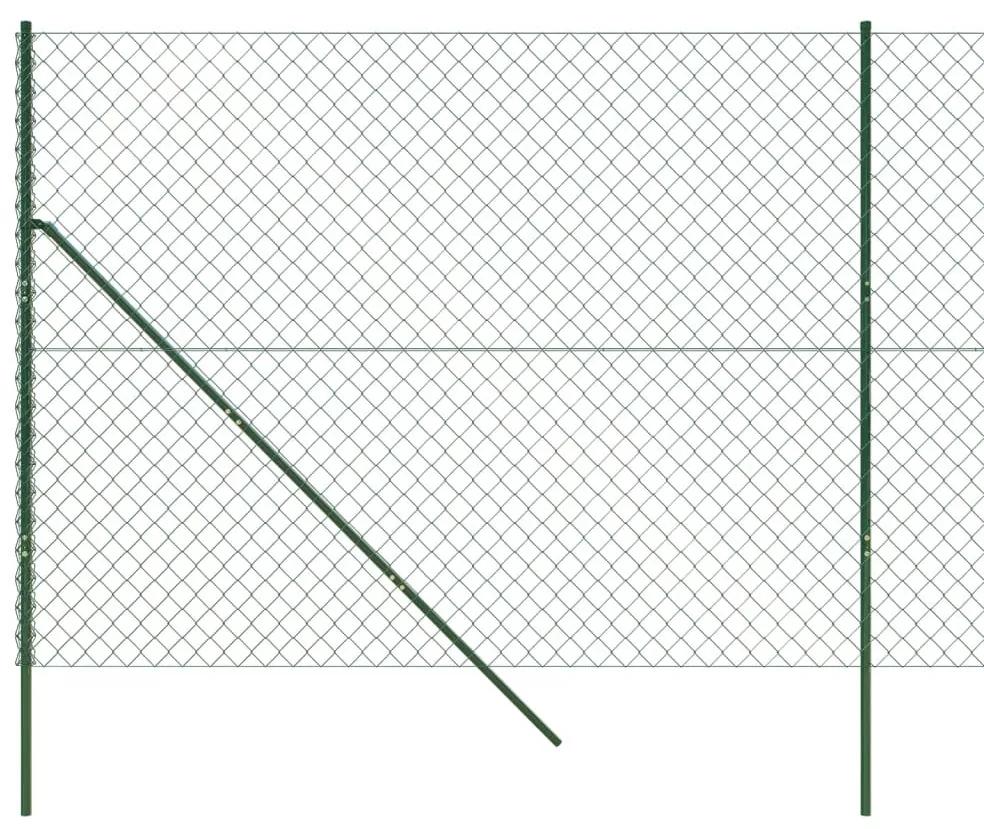 Συρματόπλεγμα Περίφραξης Πράσινο 2 x 25 μ. - Πράσινο