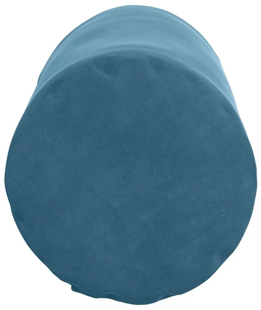 vidaXL Μαξιλάρια Στήριγμα 2 pcs Μπλε Ø 15 x 40 εκ Υφασμάτινο Κορντουρά