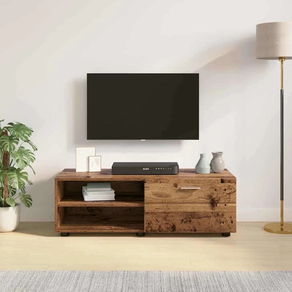 vidaXL Ντουλάπι TV Παλαιό ξύλο 100.5 x 39 x 30 εκ Επεξεργασμένο ξύλο