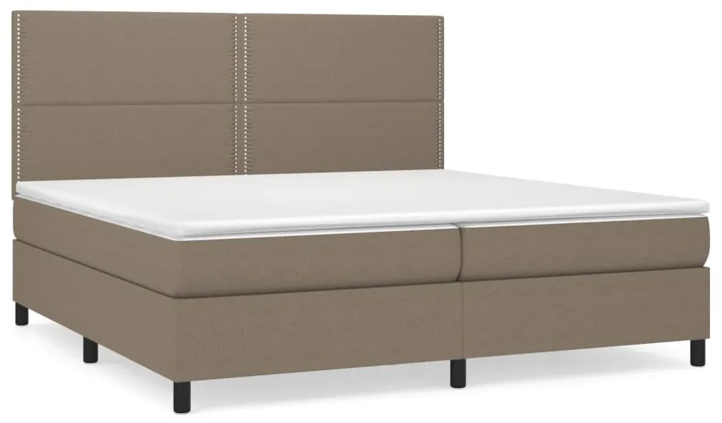 ΚΡΕΒΑΤΙ BOXSPRING ΜΕ ΣΤΡΩΜΑ TAUPE 200X200 ΕΚ. ΥΦΑΣΜΑΤΙΝΟ 3141725