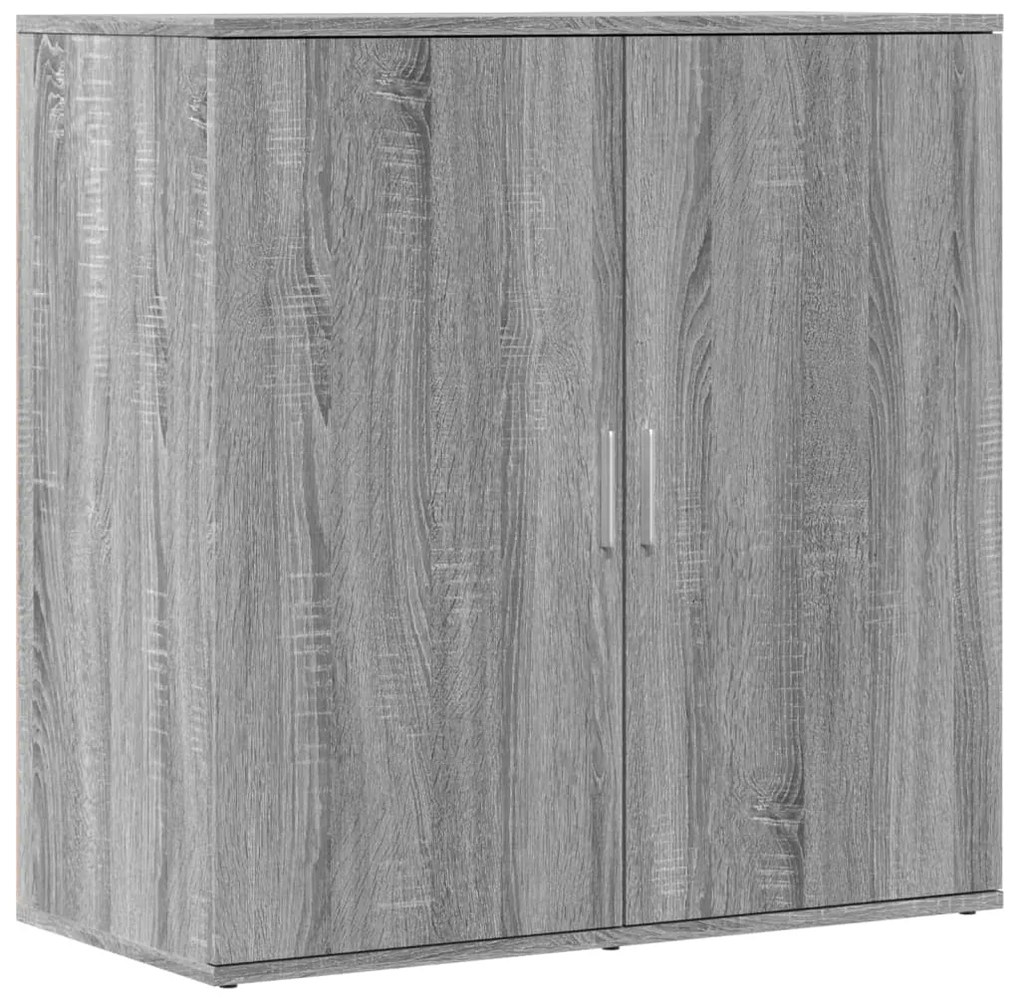 vidaXL Ντουλάπια 2Τεμ. Γκρι Sonoma 79x38x80 εκ. από Επεξεργασμένο Ξύλο