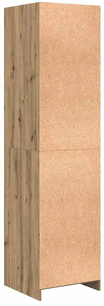 vidaXL Ντουλάπι με αποθήκευση artisan δρυς Επεξεργασμένο ξύλο