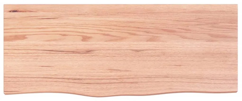 vidaXL Πάγκος Μπάνιου Αν. Καφέ 100x40x(2-6) εκ. Επεξεργ. Μασίφ Ξύλο