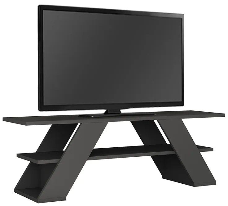ΕΠΙΠΛΟ ΤΗΛΕΟΡΑΣΗΣ FARFALLA MEGAPAP ΧΡΩΜΑ ΑΝΘΡΑΚΙ 120X33,5X40ΕΚ.
