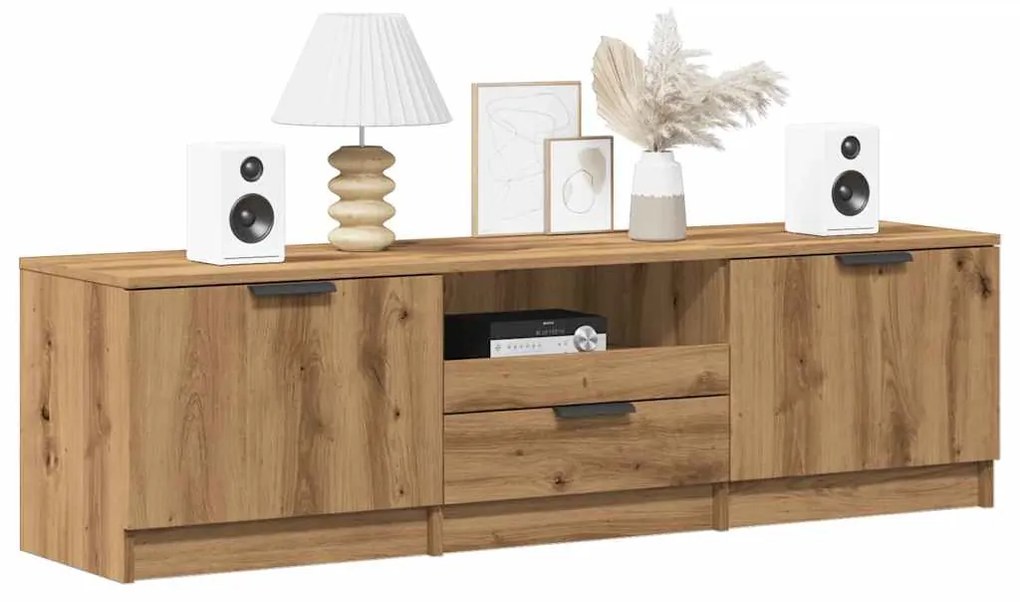 vidaXL ντουλάπι τηλεόρασης Artisan Oak 140x35x40cm Κατασκευασμένο ξύλο