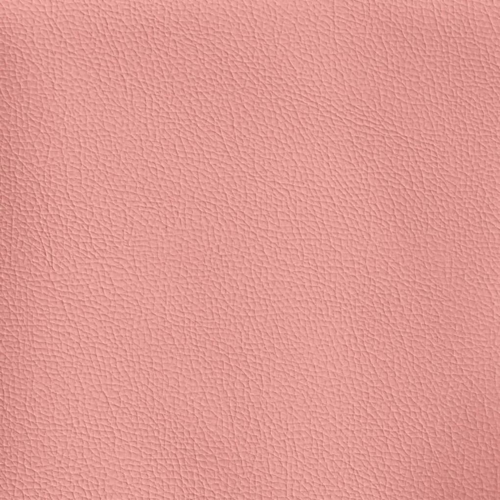 Καρέκλα Γραφείου Ανακλινόμενη Ροζ Συνθετικό δέρμα - Ροζ