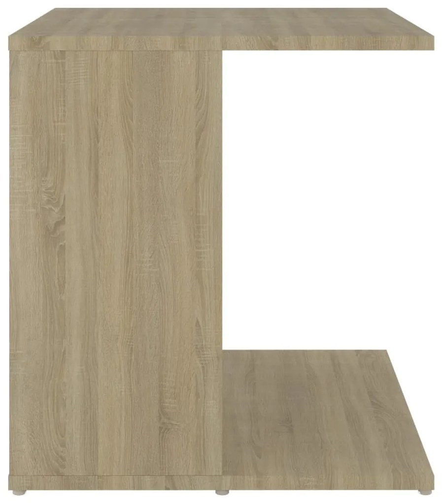 vidaXL Τραπέζι Βοηθητικό Sonoma Δρυς 45 x 45 x 48 εκ. από Μοριοσανίδα