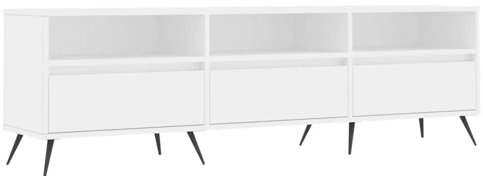 vidaXL Έπιπλο Τηλεόρασης Λευκό 150x30x44,5 εκ. Επεξεργασμένο Ξύλο