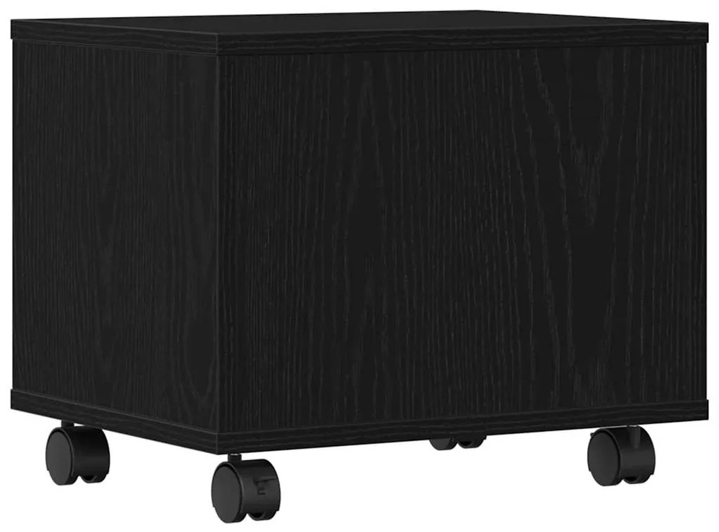 vidaXL Σταντ Εκτυπωτή Μαύρη Οξυά 41 x 32 x 33.5 εκ. Επεξεργασμένο ξύλο