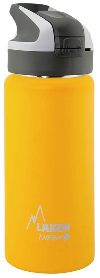 Παγούρι - Θερμός Με Καλαμάκι 500ml Laken Κίτρινο