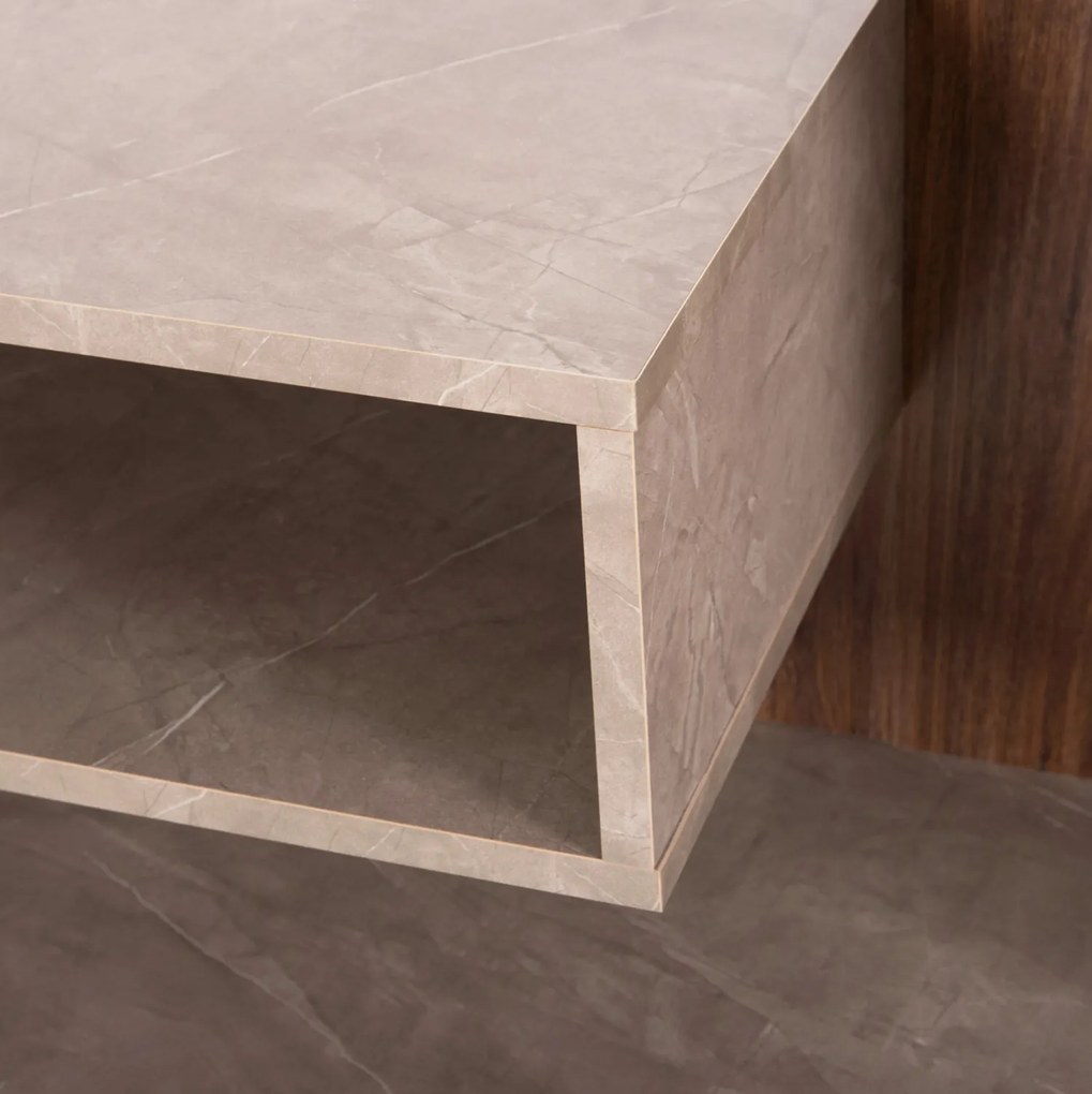 ΣΥΝΘΕΤΟ ΤΗΛΕΟΡΑΣΗΣ EDELIE HM8908.14 ΜΕΛΑΜΙΝΗ ΓΚΡΙ STONE TEXTURE-ΦΥΣΙΚΟ 150x29,5x120Υεκ. (1 Τεμμάχια)