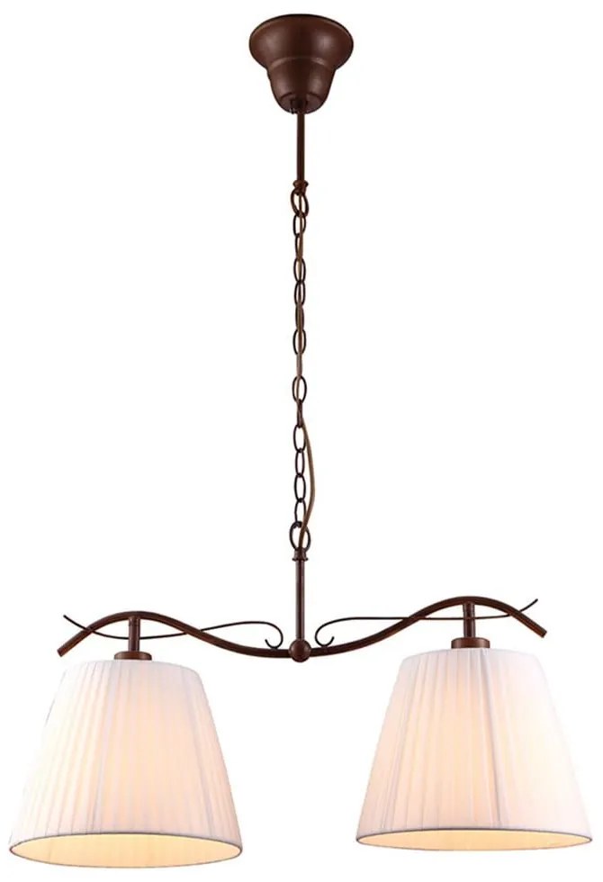 Φωτιστικό Οροφής 77-2229 H9423-2 Hana Brown Rusty Homelighting Metal, Glass