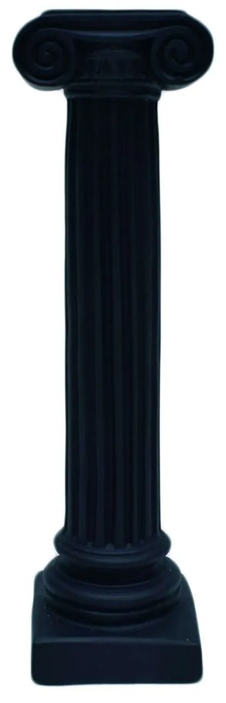Κηροπήγιο Isokrates S351132B 23x6x6cm Black Sophia Ceramic