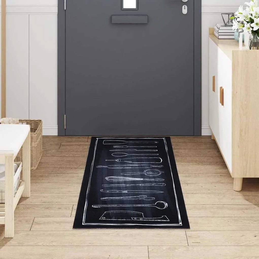 vidaXL Χαλί Κουζίνας Other Χώρος του Σεφ 60 x 180 cm Βελούδο
